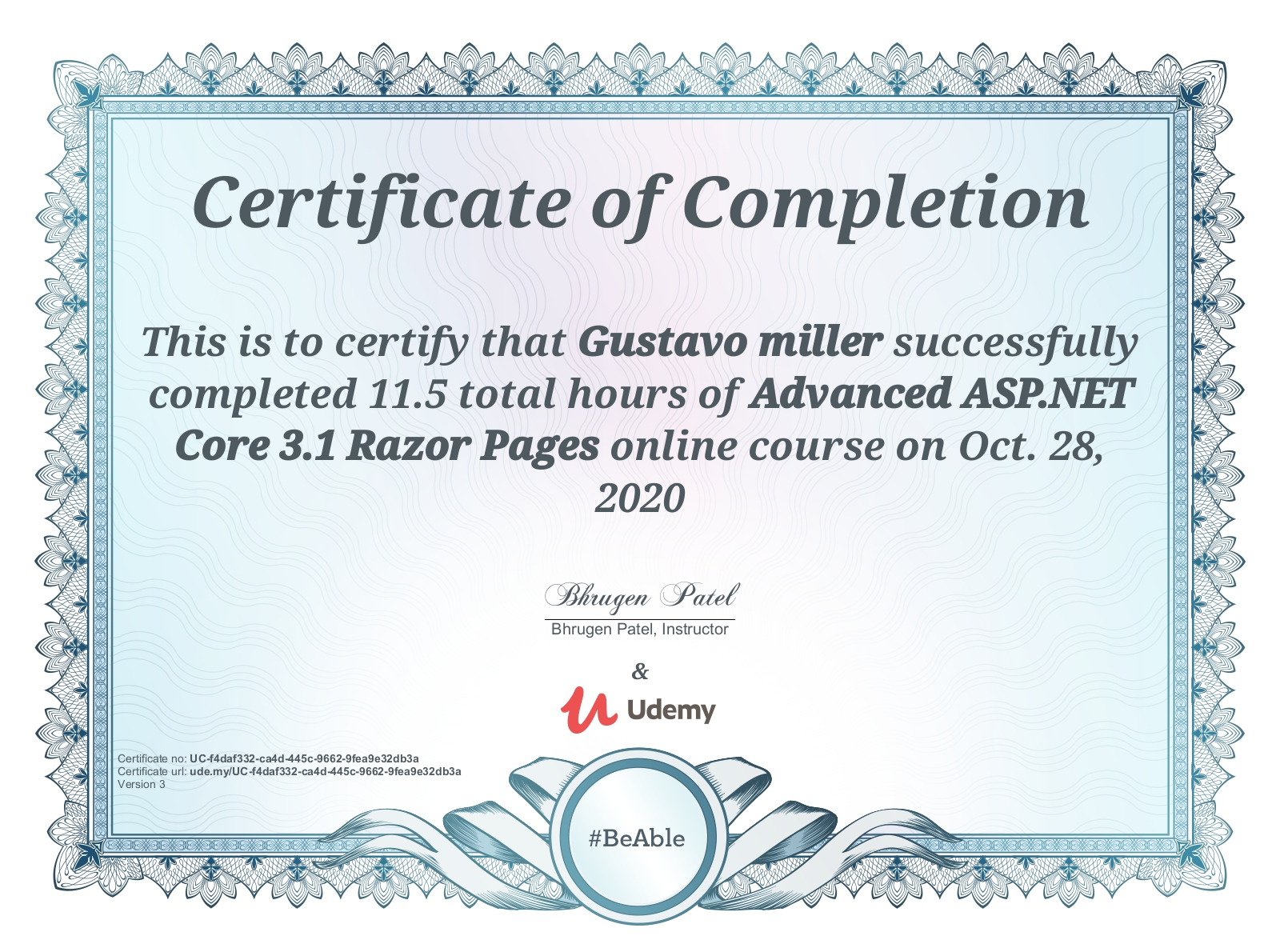 Certification Image